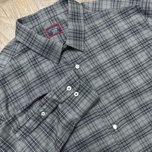 Untuckit Shirt Mens XL Long Sleeve Button Front Plaid Casual Lightweight